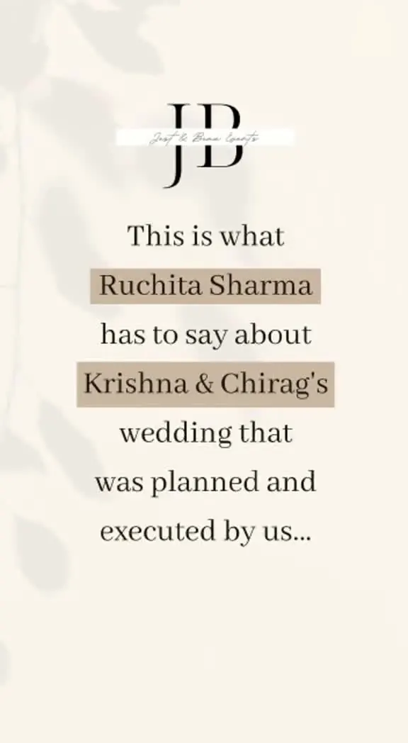 Video note from Ruchita Sharma